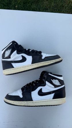 2014 Nike Jordan 1 Hi Black/White Size 9