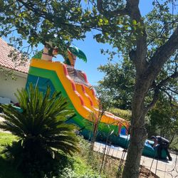 2 WATERSLIDES WITH BLOWERS FOR SALE 