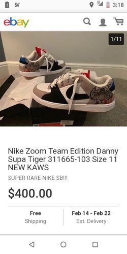 envío Dialecto Comandante Nike sb sz. 9 zoom danny supa tiga team edition for Sale in Rancho  Cucamonga, CA - OfferUp