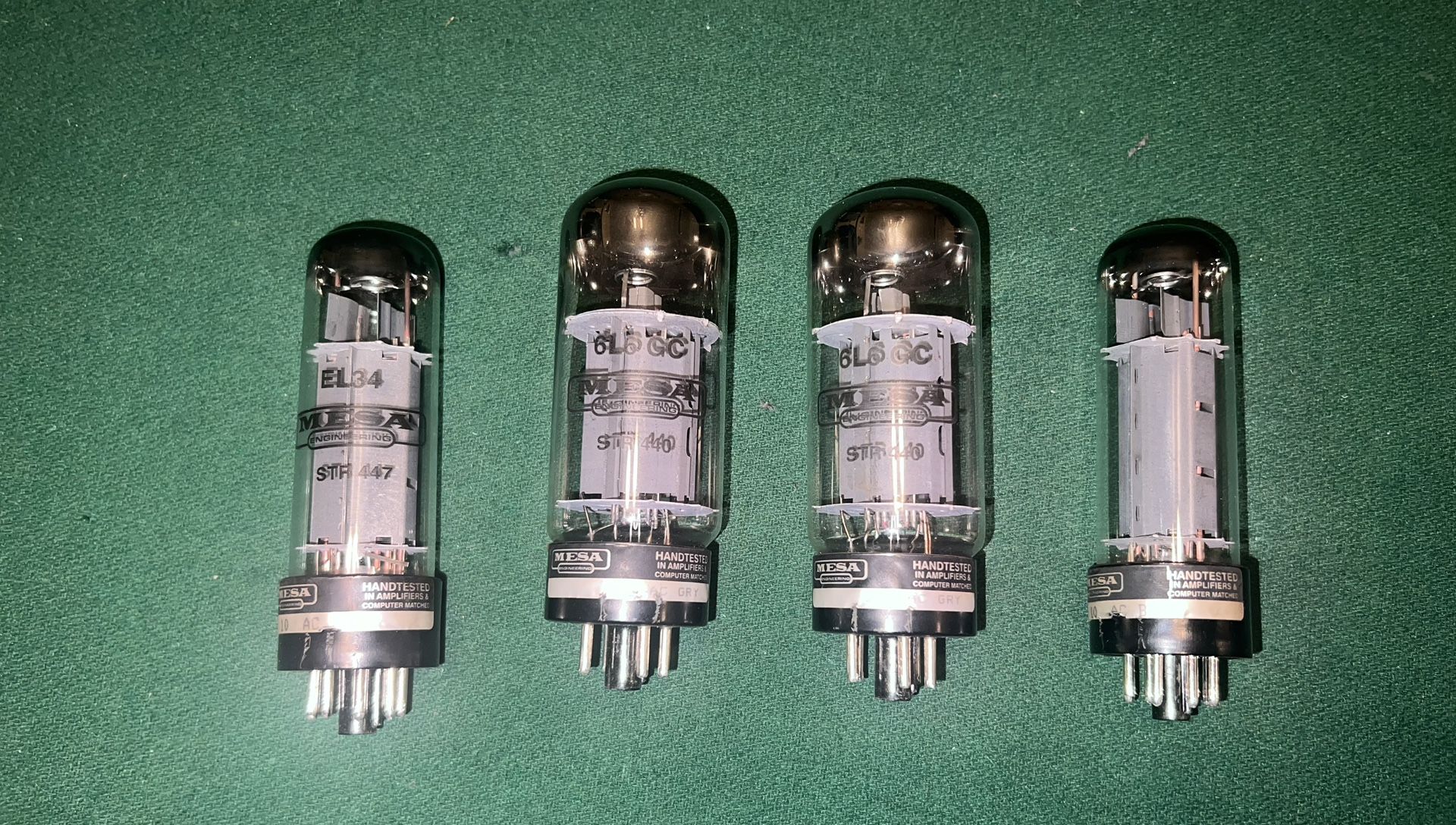 Mesa/Boogie 6L6/EL34 Simul Class Tubes Set. Marshall Fender ENGL Orange 