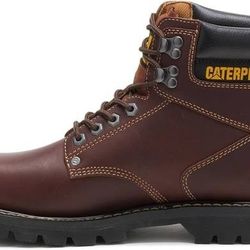 NEW SZ 9.5 Men Work Boots CAT Footwear Caterpillar Second Shift Soft Toe Boot