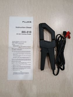 Fluke amp clamp probe. Works with most multimeters