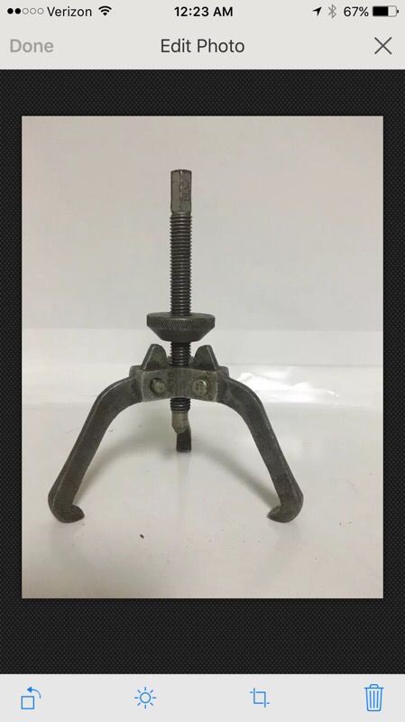 Proto 3-Jaw Puller 4071 w/ 4066 Jaws, Gear Cone