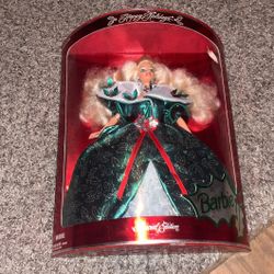 Collectable 1995 Happy Holidays Barbie 