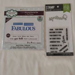 Sentiment Stamps with Coordinating Dies 