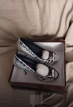 Silver High Heels