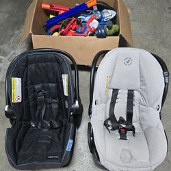Baby car seats AND TOYS.