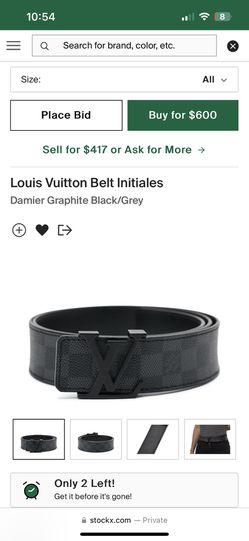 Buy Louis Vuitton Other Belt Accessories - Color Black - StockX