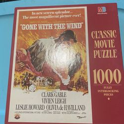 Gone With The Wind Puzzle Vintage Sealed 
