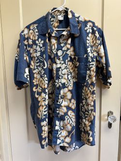 Capsicum L Hawaiian Shirt Heather Blue Hibiscus