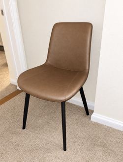 π Camel Faux Leather Chairs π
