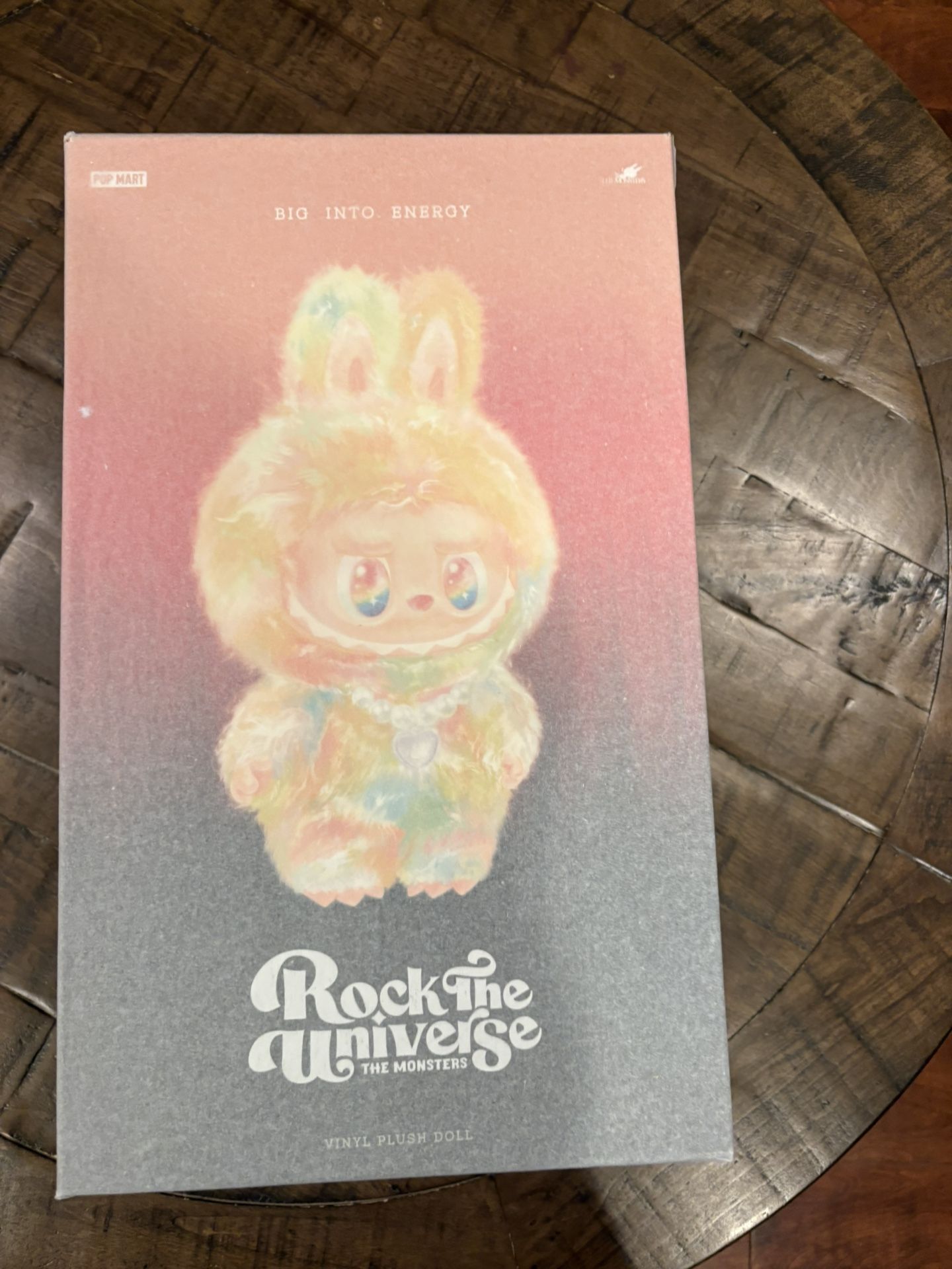 Pop Mart Labubu The Monsters Big into Energy Series Rock The Universe Vinyl Plush Doll