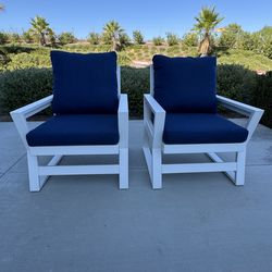 HDPE poly deep seating chair - NEW