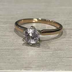 14k Rose Gold Morganite Ring