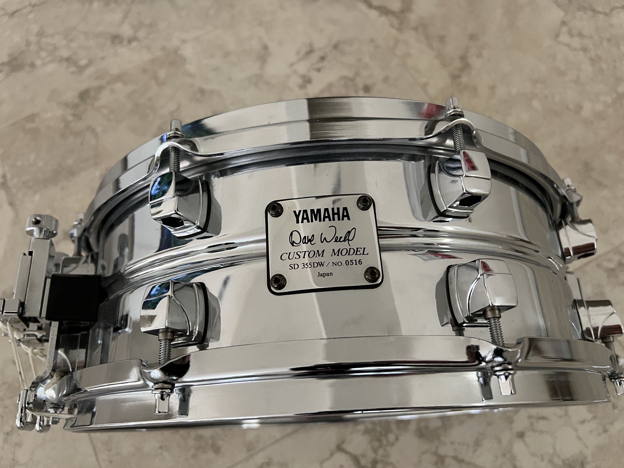 Yamaha Dave Weckl Snare Drum - 5.5” Aluminum VERY RARE