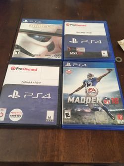 PS4 games