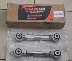 Pair of Adjustable Aluminum Rear Toe Arms for Tesla Model S X 2014-2020