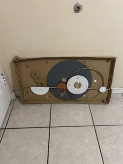 Decorative Wall Clock | Gold, Gray & White Minimalist Design