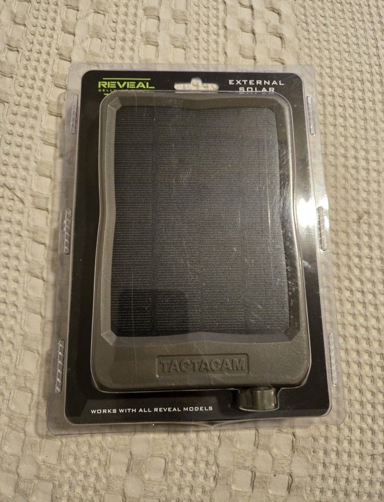 Tactacam Reveal External Solar Panel Trail Camera