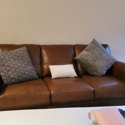 soft leather couch