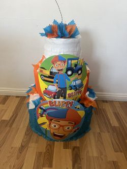 Blippi Tower Pinata With Balls 