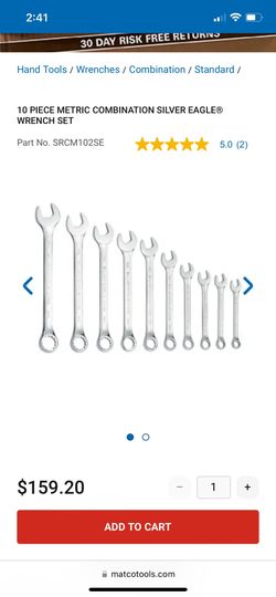 Matco Silver Eagle Wrench Set