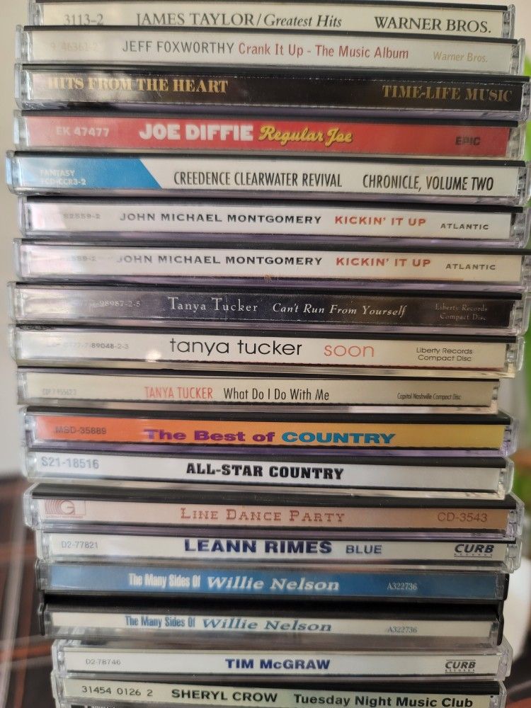 Country & Blues CDs ($1 each)