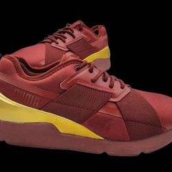 Puma Muse X-2 Metallic Fire brick/Team gold (370838 05) Women's Size 9M Usa 