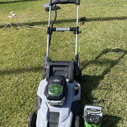 Ego 21 in push lawn mower with battery