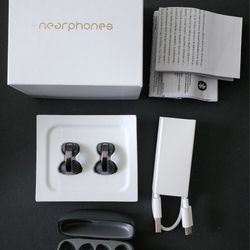 JVC Nearphones Open Ear-Cuffs Headphones  Black Open BOX