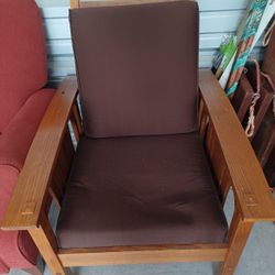 Chair With Ottoman.