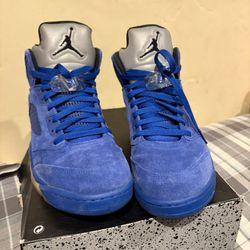 Jordan 5 Blue Suede Size 9.5 