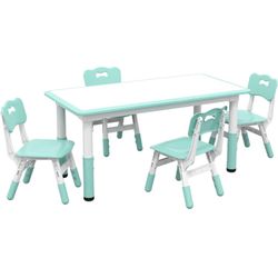 Used Kids Table And 4 Chairs Set 