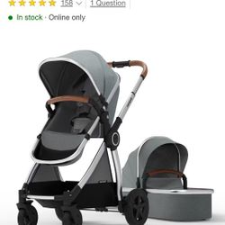 Pushmom Stroller  With Bassinet And Car Seat 