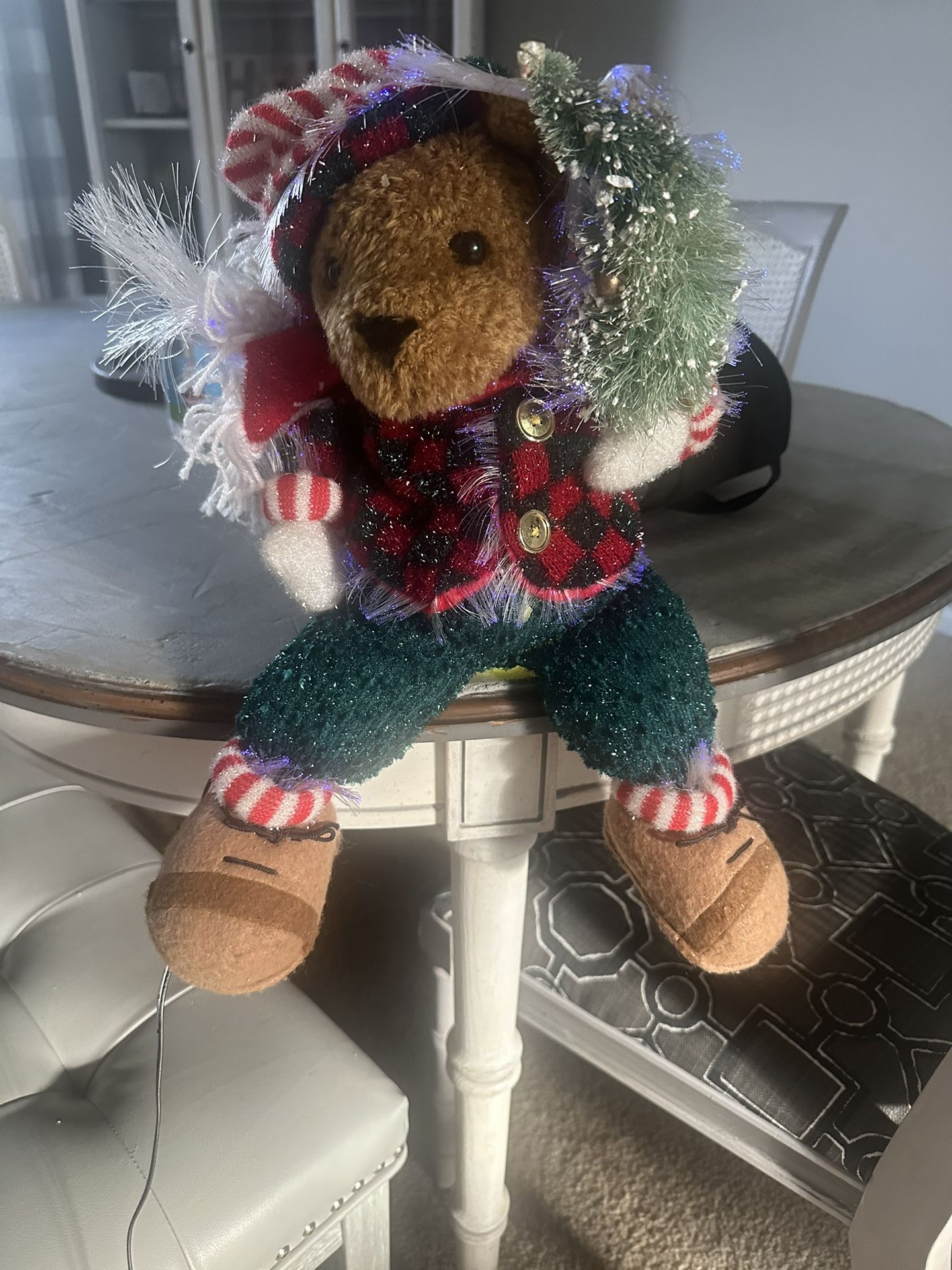 Light up Christmas bear