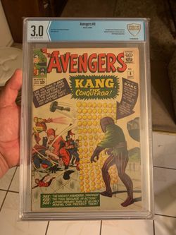 Avengers 8 CBCS 3.0 1st Kang The Conqueror Marvel DC Comics MCU DCU Batman Superman Spider-Man X-Men Captain America Iron Man Joker