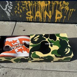 Bape shoes size 8.5 men