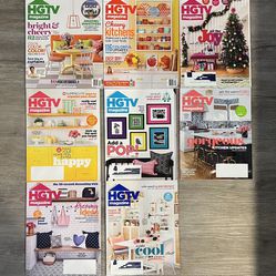 HGTV Magazines, Used Condition, $2 Each 