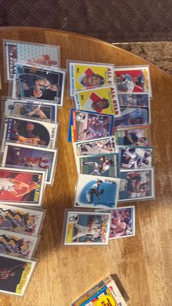 Baseball basketball n football cards