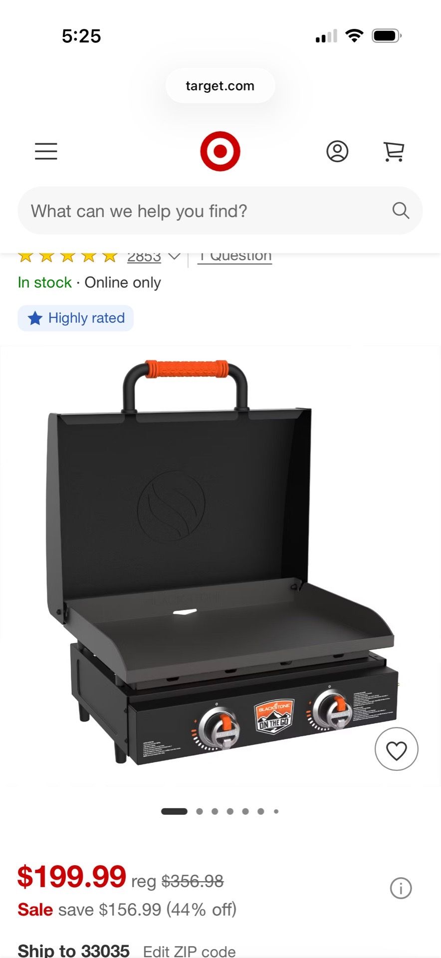Blackstone Adventure Ready Griddle