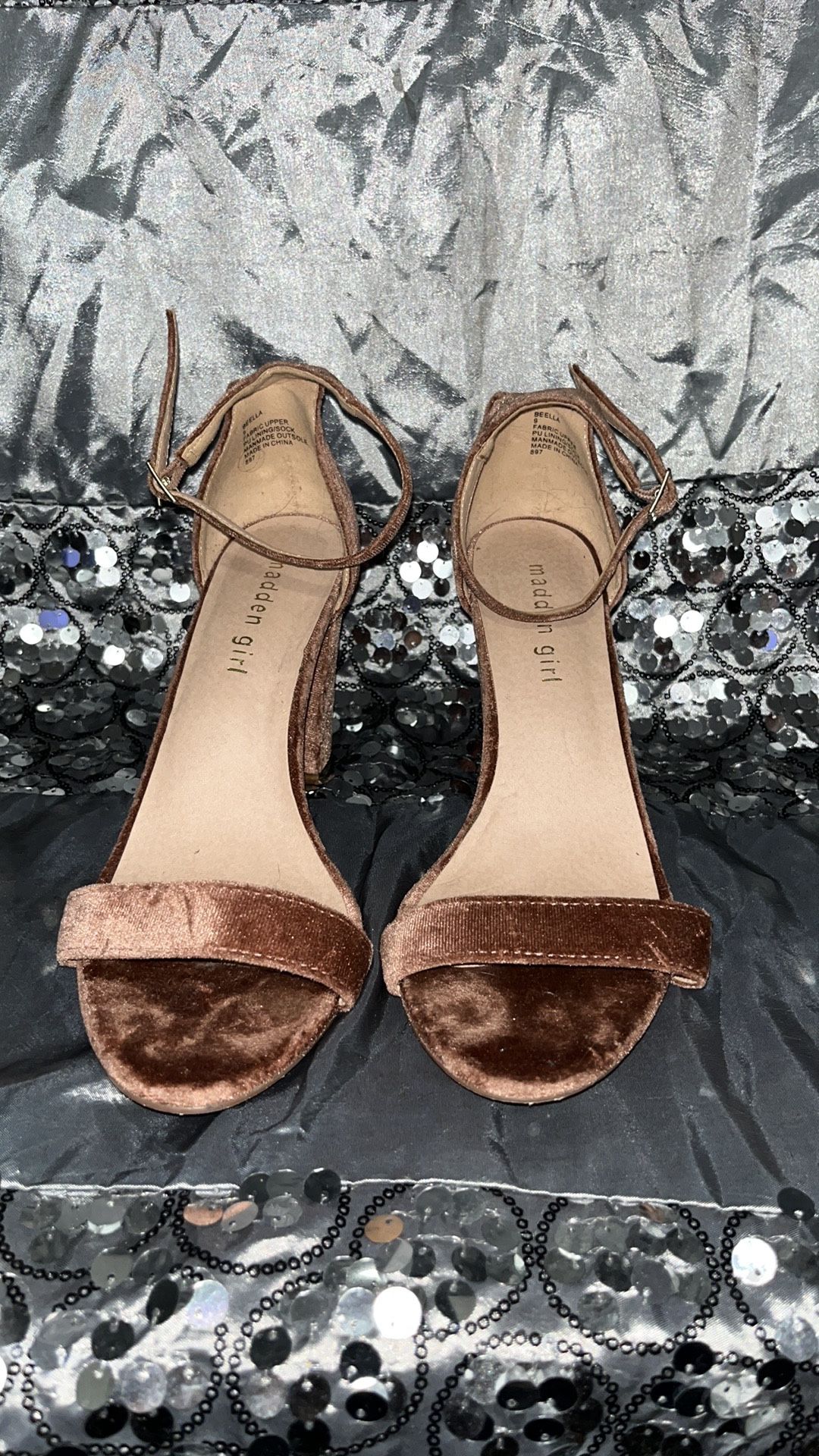 Pink, Suede Heels