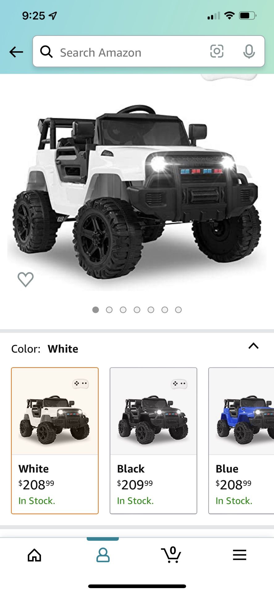 Brand JOYMOR Ride on Truck with Remote Control, 4 Wheels 12V Battery Powered Kids Car, with LED Headlight/Horn Button/ MP3 Player/USB Port/ Forward Ba