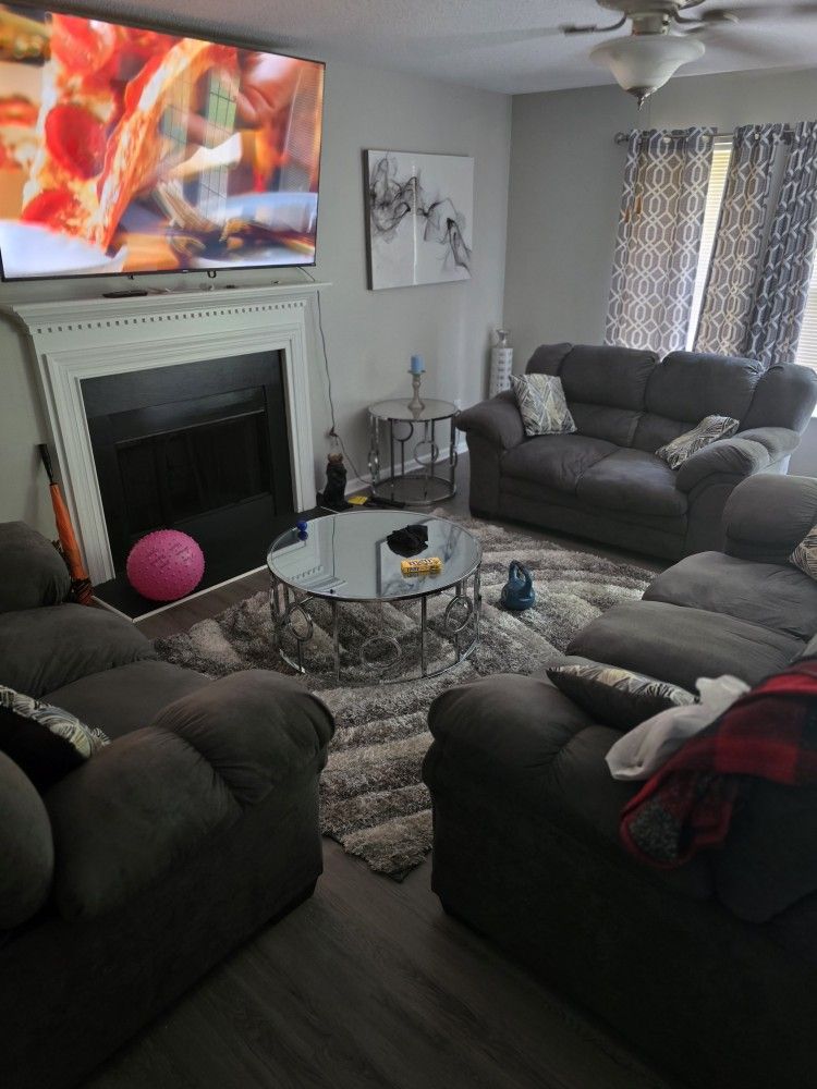 Sofa And 2 Loveseats