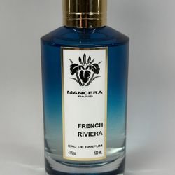 Mancera French Riviera EDP 4.0oz 120ml Large Bottle Magnetic Cap Great for the Heat 99% Full Bottle