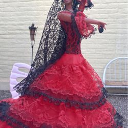 Marin Chiclana vintage 1960’s Flamenco Dancer Doll  