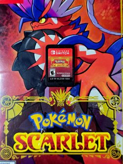 Pokémon Scarlet (Nintendo Switch) CIB - Authentic, Tested & Working - Complete