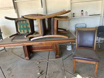 Table and chairs