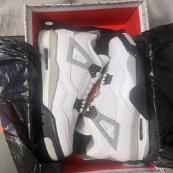 Air Jordan 4 White Cements