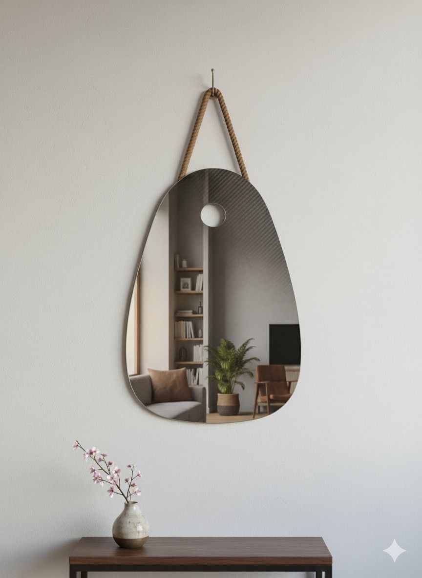 Frameless Decorative Bathroom Mirror