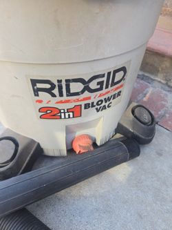 Ridgid vaccum